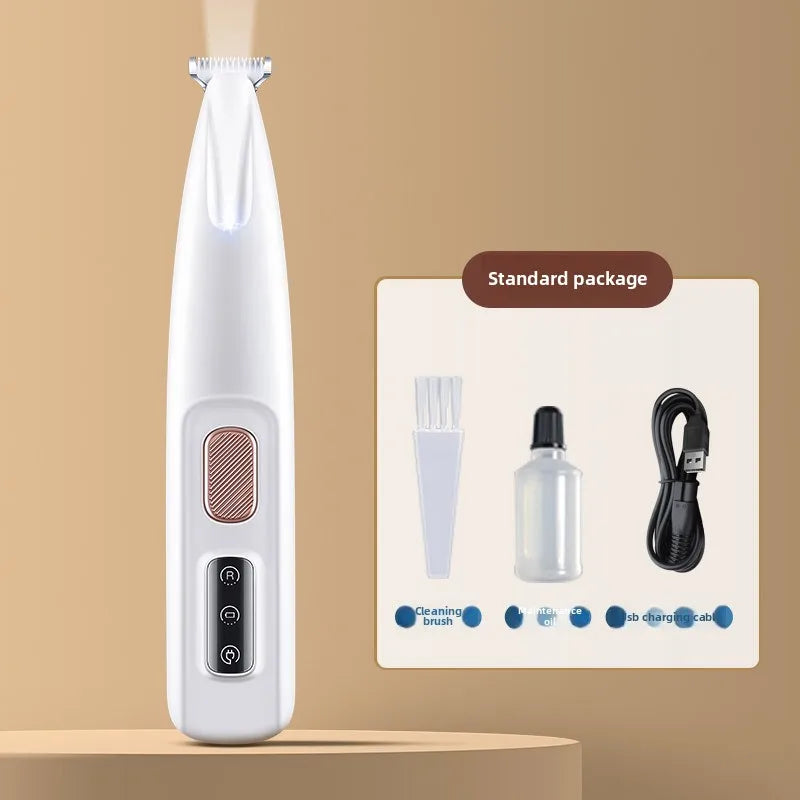Pet Grooming Clippers Dog Cat LED Light Waterproof Electric Trimmer for Paws Feet Hair Cutting Dog Hair Dog Trimmer Pet Grooming