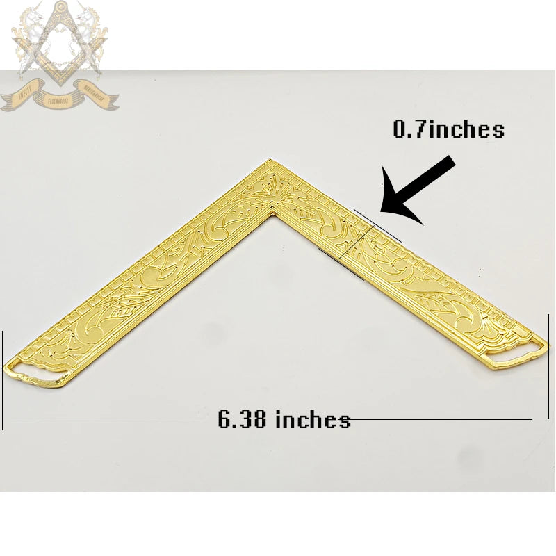 Premium Metal 6-Inch Masonic Plaza And Compass Bible Lodge Design Craft Gift for Masonic Brotherhood