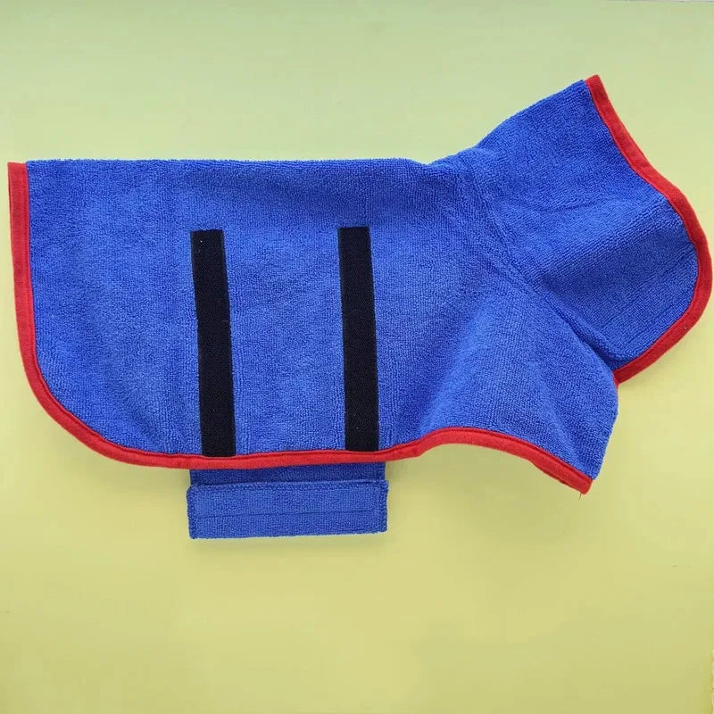 Absorbent Quick Drying Dog Bathrobe Pet Towel for Large & Small Dogs Clean Bathrobe Pet Supplies