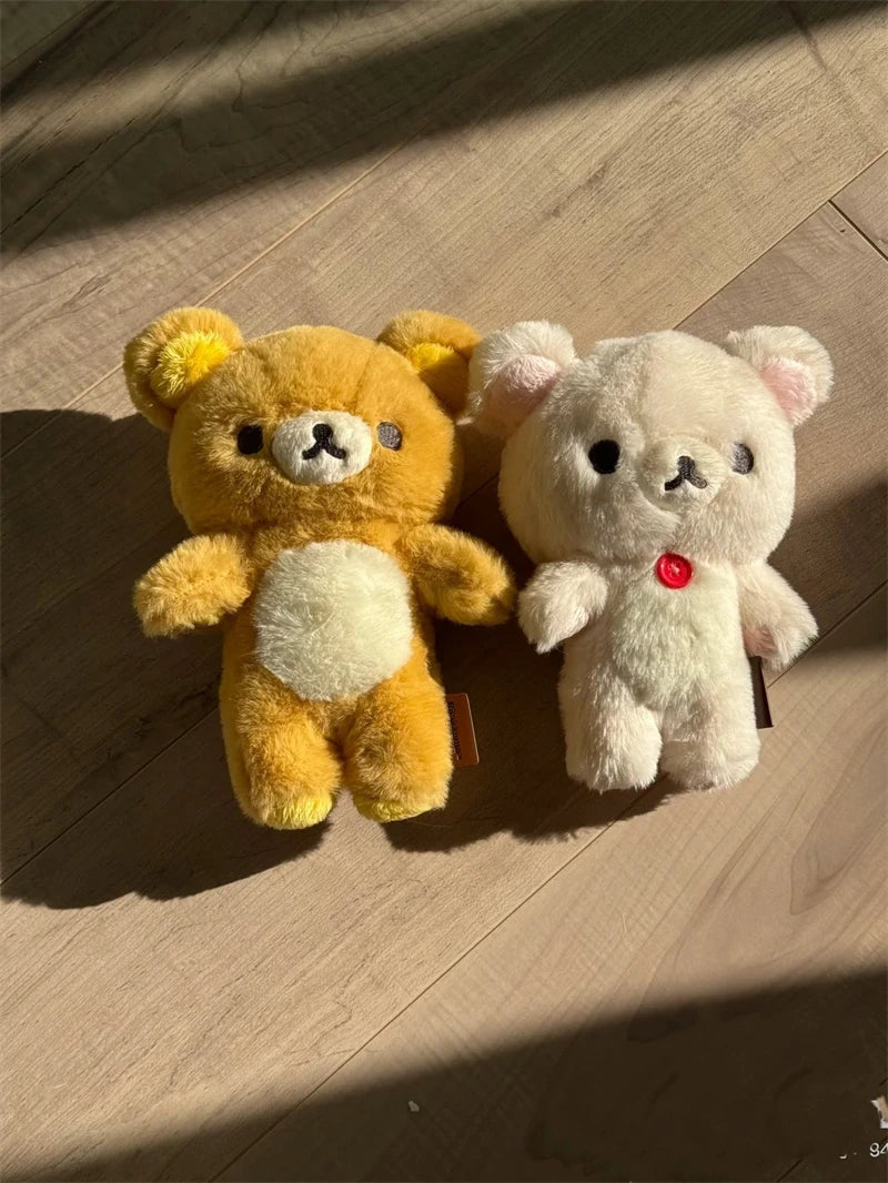 20cm Cute Rilakkuma Korilakkuma Plush Toy Japanese Style Brown White Bear Stuffed Animals Adorable Birthday Gift for Girl