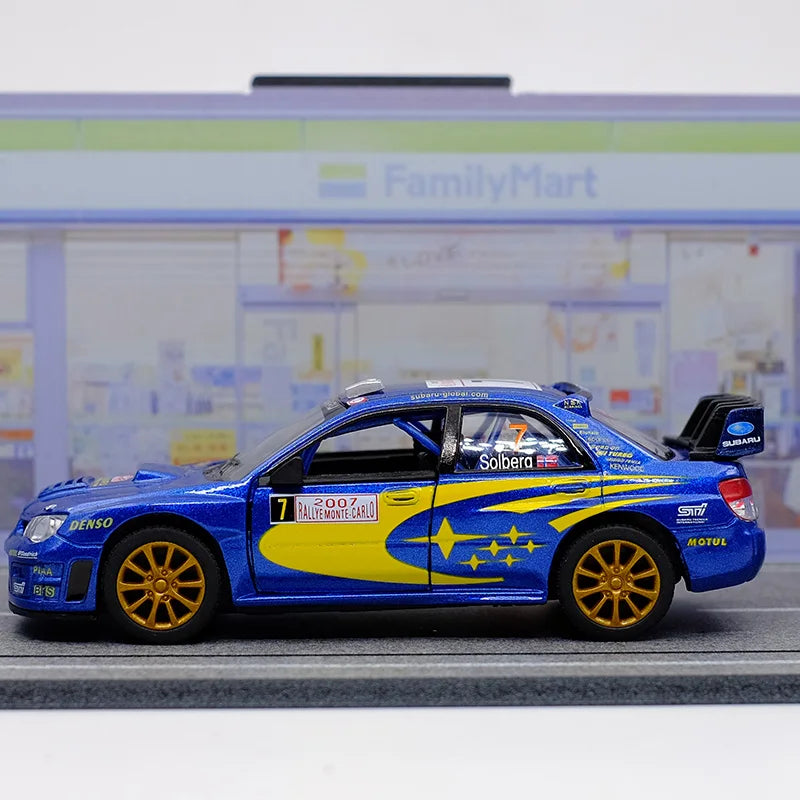 Kinsmart Subaru Impreza WRC 2007 Alloy Diecast Car Model 1/36 Toy With Pull Back Male Gift Toy Collection