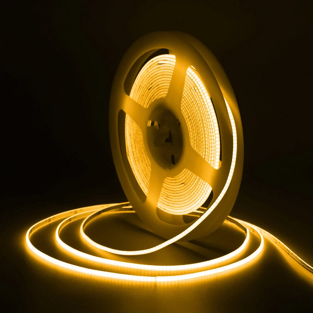 2.7mm Super Thin COB LED Strip Light 3V 5V 12V Colored Light Strips For Room Decoration Car FOB Flexible Ribbon Dimmer Backlight