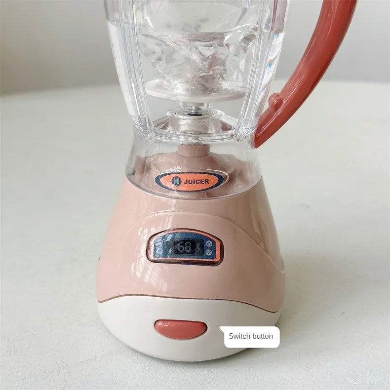 Mini Household Appliances Kitchen Toys Pretend Play Set with Coffee Maker Water Dispenser and Toaster for Kids Boys Girls Gifts