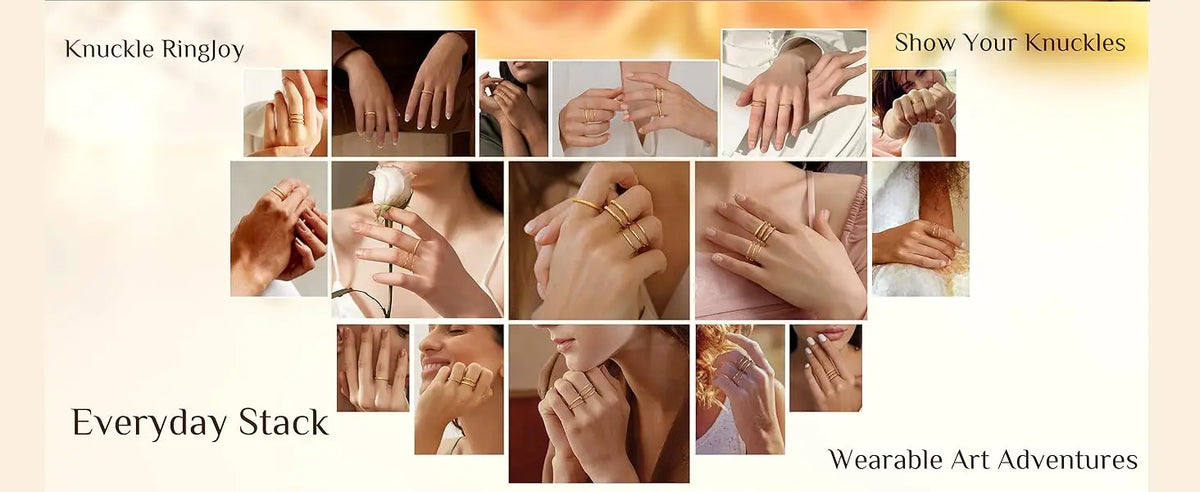 Bobisty 8Pcs 1MM 2MM Stainless Steel Rings for Women Men Minimalist Fashion Dainty Plain Thin Knuckle Stacking Thumb Rings Set