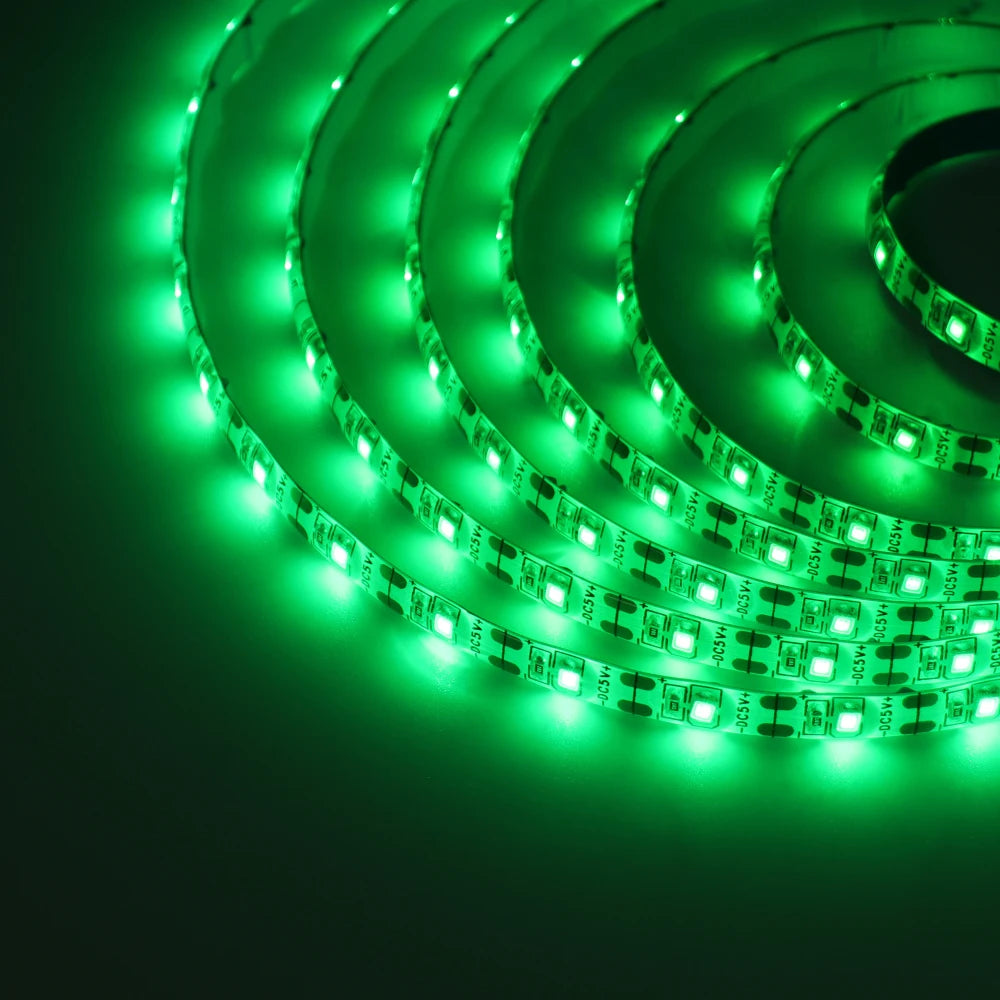 5V USB LED Strip Light 2835 Dimmable Touch Switch 60Led Backlight TV Flexible Tape Under Cabinet Light Night Lamp Warm White Red