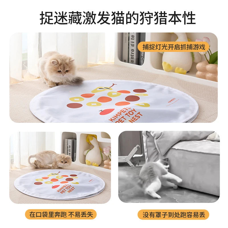 Cat Toy Electric Cat Teaser Ball Automatic Hunting Cover Pet Toy Self-Entertainment Boredom Buster