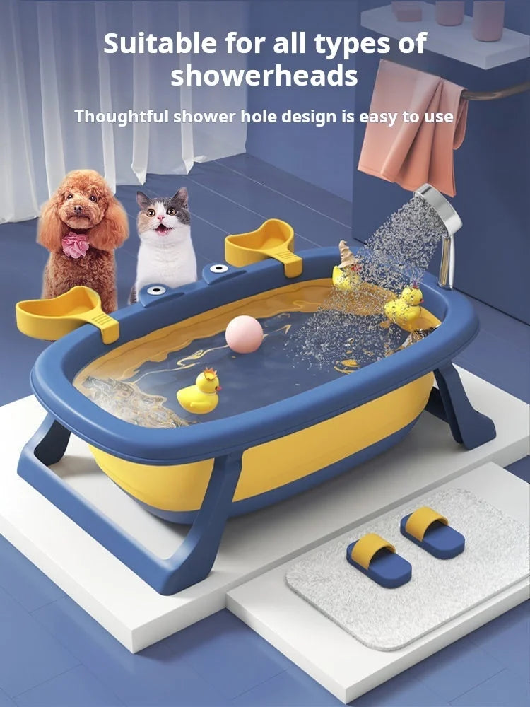 Collapsible Bath Tub Soaking Tub Bath Tub Dog Supplies Cat Washing Cat Pet Special Bath Tub
