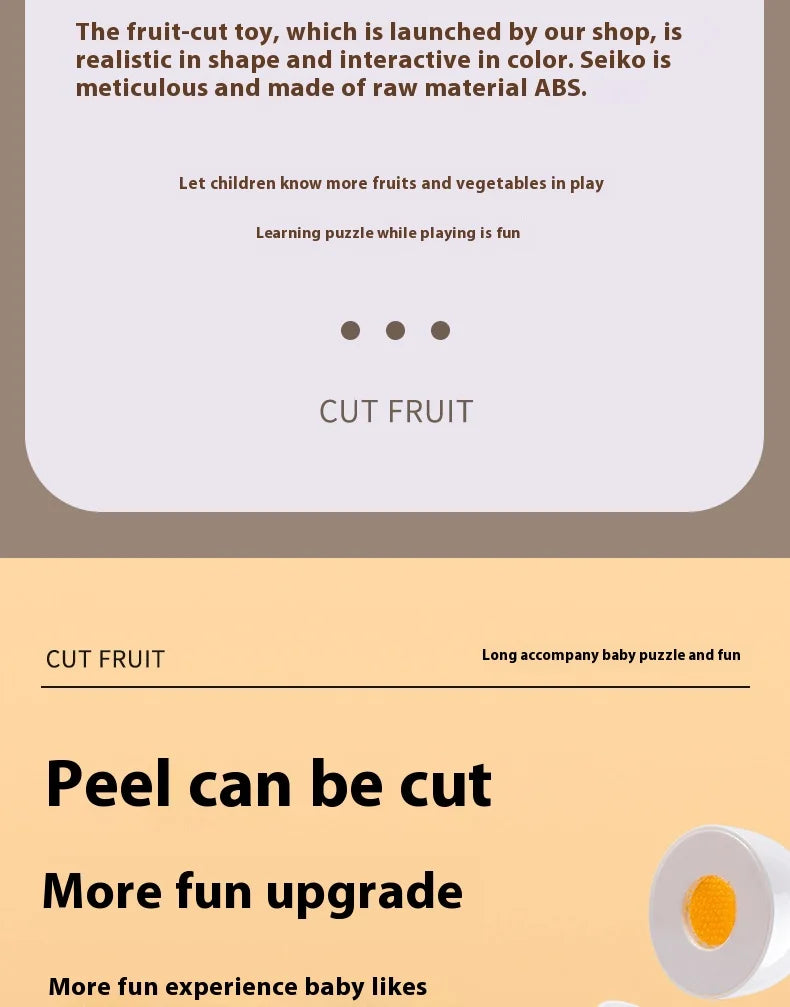 DIY Fruit Cutting Toys Vegetables Fruits And Vegetables Parent-Child Simulation Kitchen Food Children's Birthday Gifts