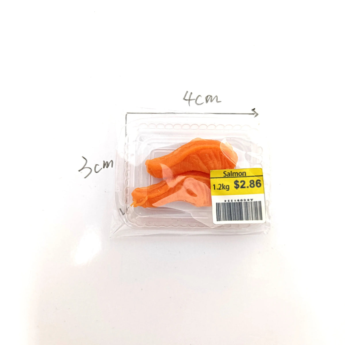 New Miniature Supermarket Food Simulation Beefsteak Salmon Bacon Beef Roll for Doll House Mini Kitchen Clay Food Accessories