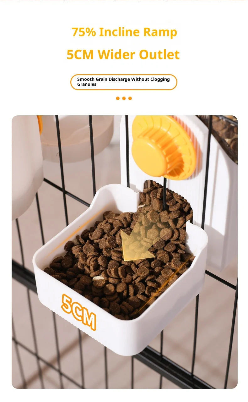 Automatic Hanging Cat Cage Water Dispenser & Feeder Large Capacity Leak-Proof Design Pet Watering System Pet Supplies