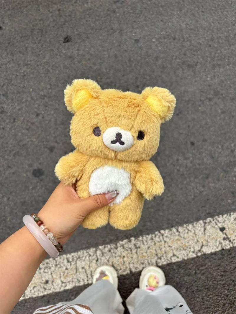 20cm Cute Rilakkuma Korilakkuma Plush Toy Japanese Style Brown White Bear Stuffed Animals Adorable Birthday Gift for Girl