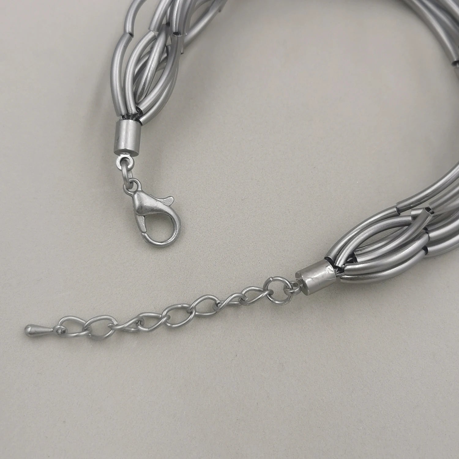 STRATHSPEY Fashion New Long Irregular Copper Tube Necklace For Women Statement Chunky Multi Lay Jewelry