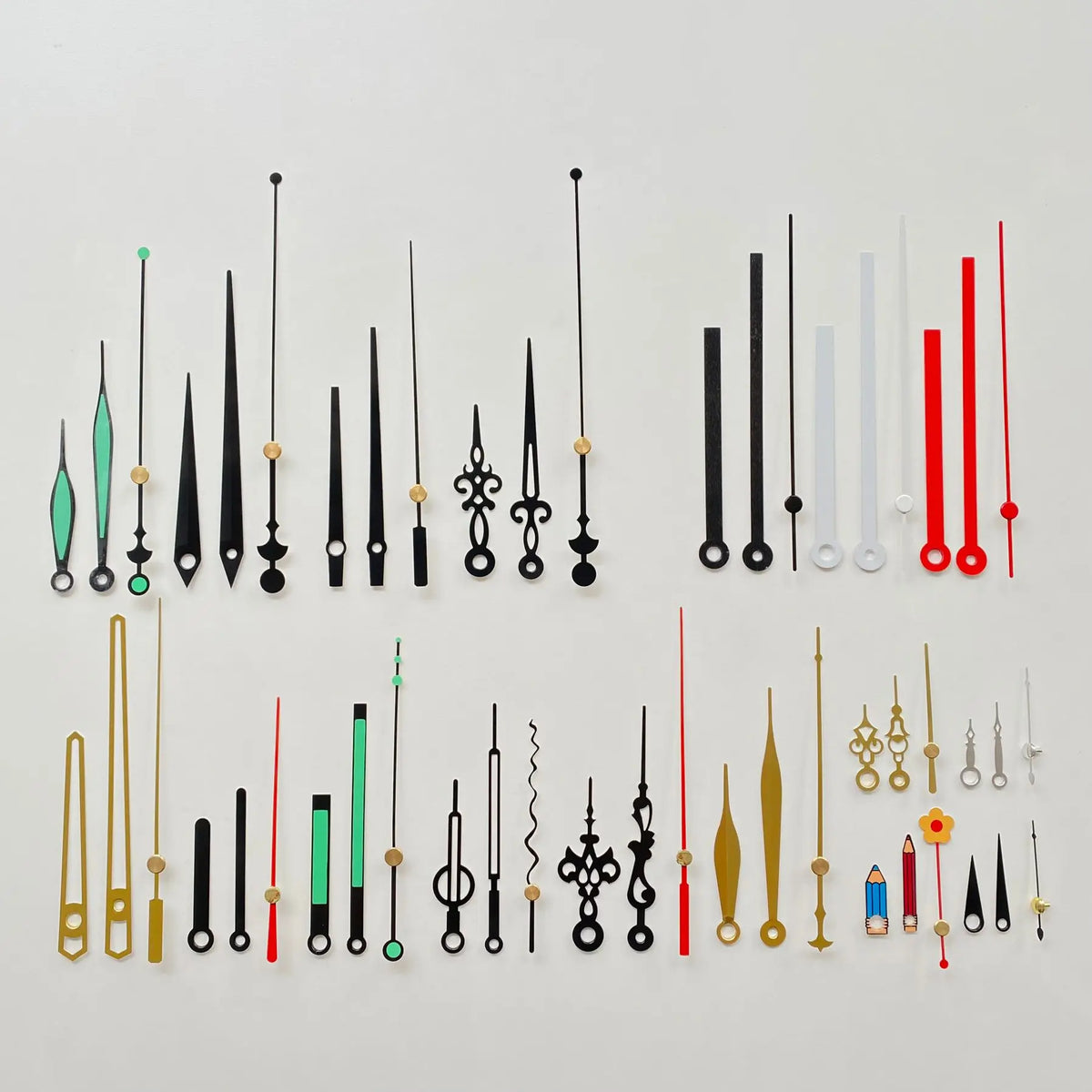 Wall Clock Hands Arms DIY Quartz Clock Movement Accessories Pointers Home Decor 10Sets