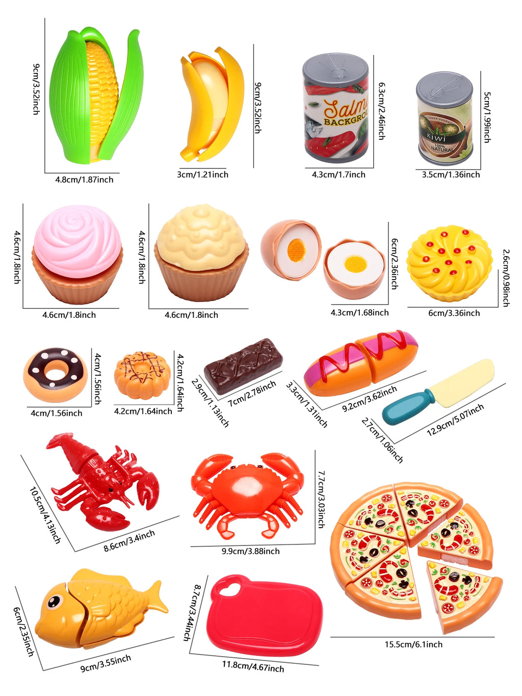 81pcs Kitchen Cute Fun Play Home Toys Simulation Fruit Kitchenware Vegetable Pizza