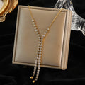 EILIECK 316L Stainless Steel Gold Color Hollow Ball Beads Pendant Necklace For Women Non-fading Choker Jewelry Girls Gifts Party