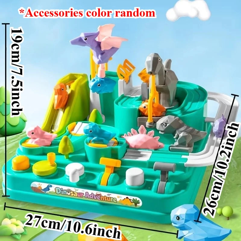 Race Track with Car Toys for Boys Car Adventure Toys Dinosaur Race Track Car Toys for Boys Girls Puzzle Car Tracks Playsets