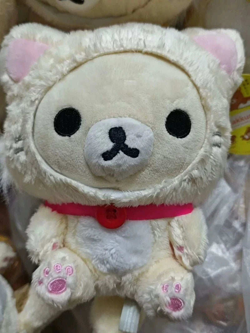 Rilakkuma Korilakkuma Cat Plush Toy Bear Kawaii Stuffed Animals Cute Soft Doll Kids Toys for Girls Children Birthday Gifts