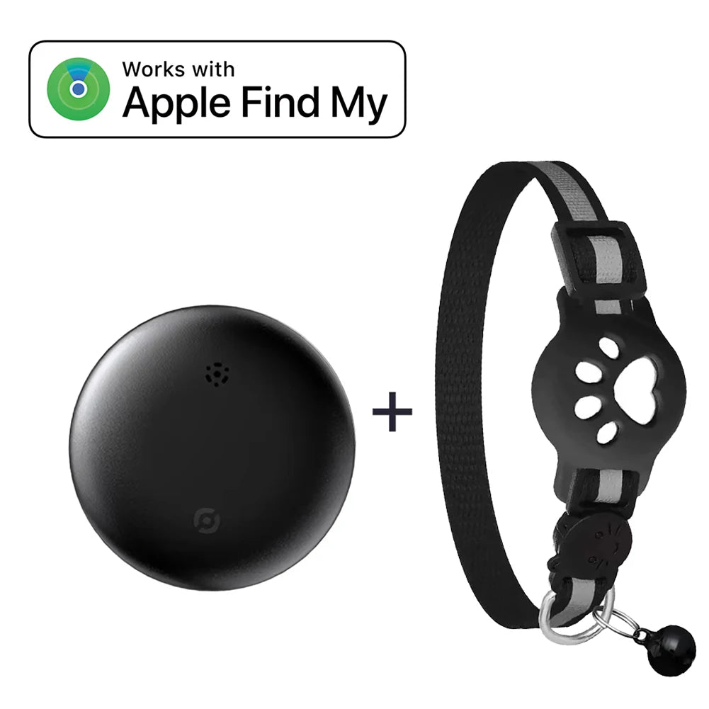 Smart GPS Tracker Tag Works For Apple Find My Anti-Lost Pet Cat Collar Key Finder Wallet Luggage Bag Suitcase iOS Locator