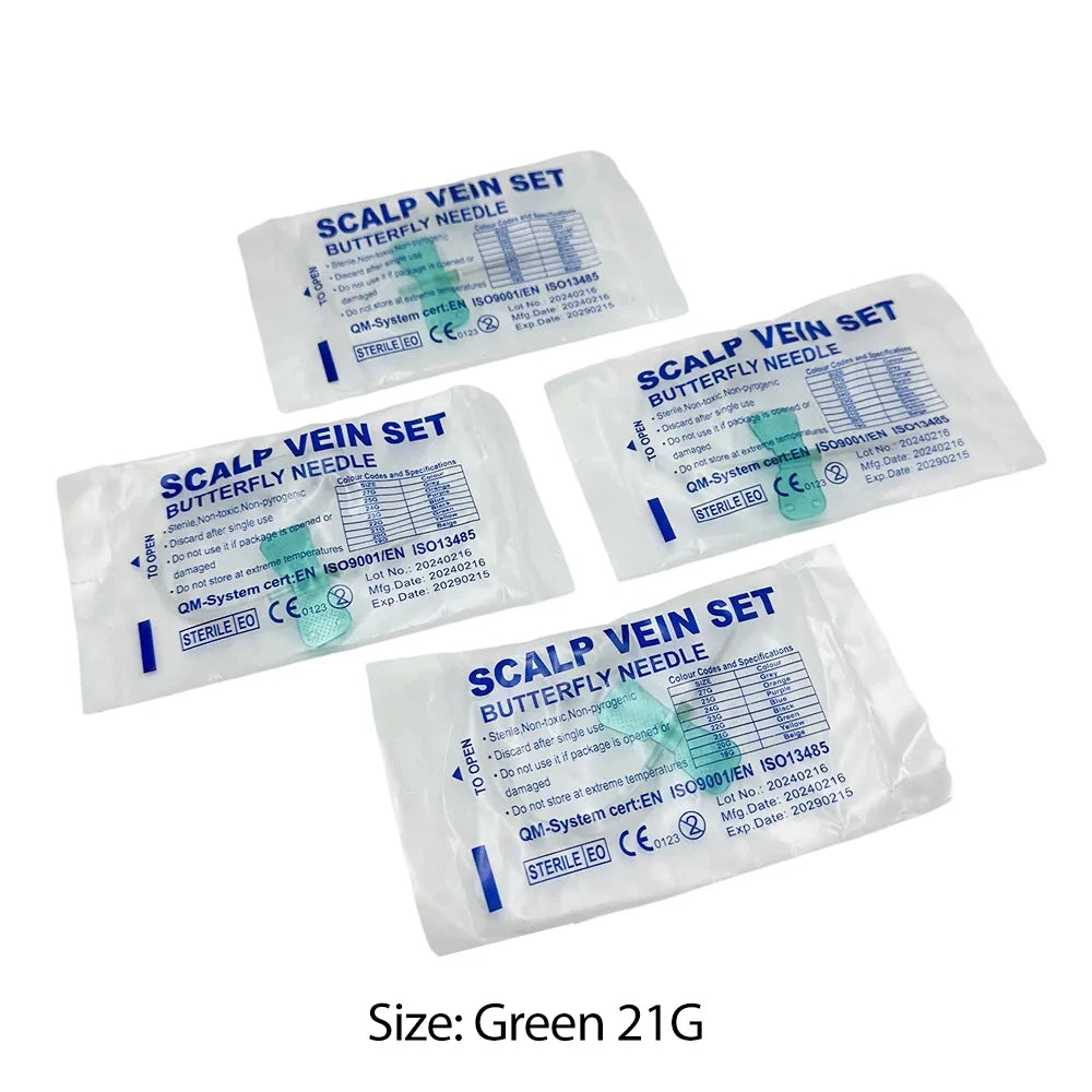 50PCS/lot Disposable Butterfly Infusion Needle Double Wing Infusion Needle Pet Care Room Cat Gog Animal