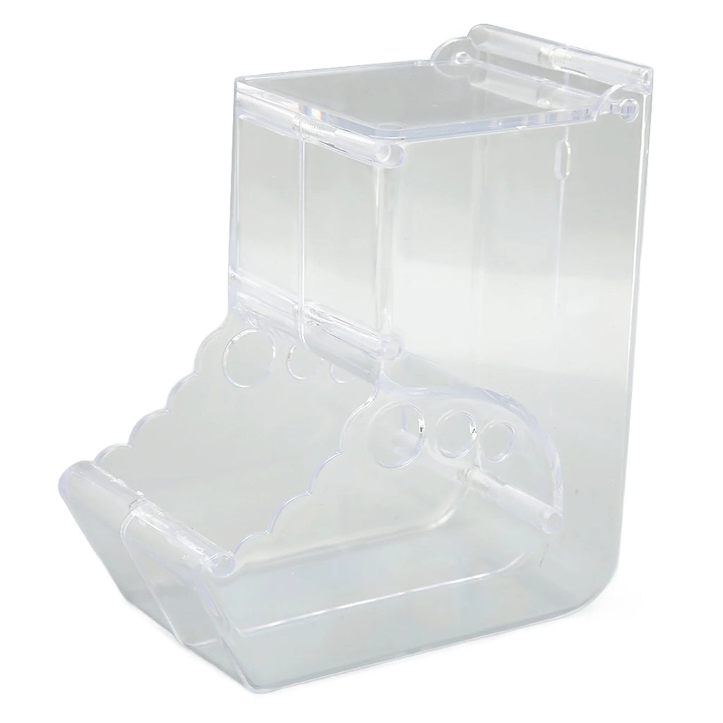 Hamster Food Feeder Automatic Transparent Large Capacity Acrylic Small Animal Food Dispenser for Guinea Pig Bird Rabbit