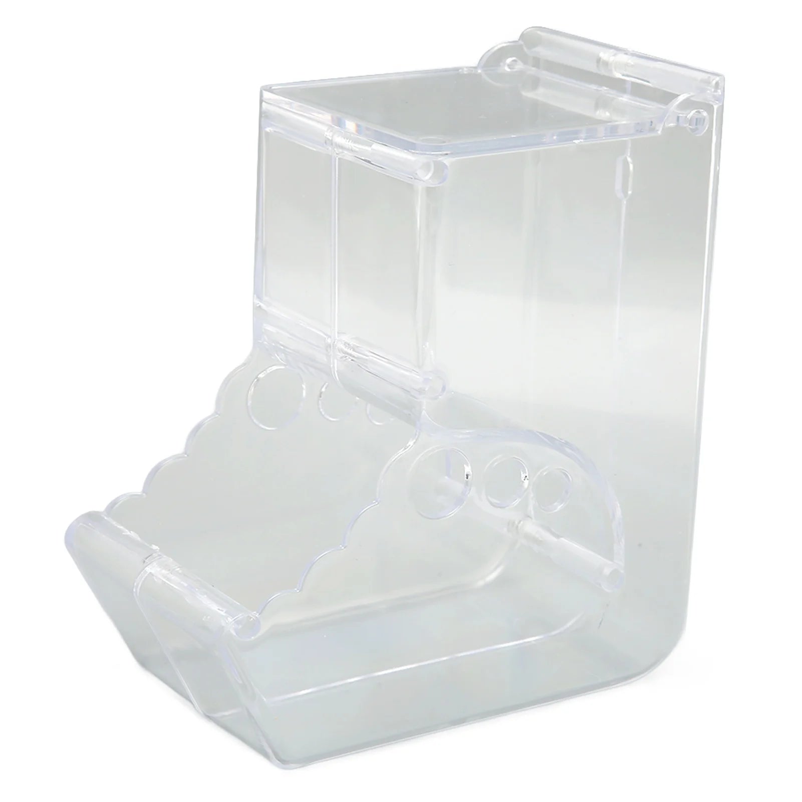Hamster Food Feeder Automatic Transparent Large Capacity Acrylic Small Animal Food Dispenser for Guinea Pig Bird Rabbit