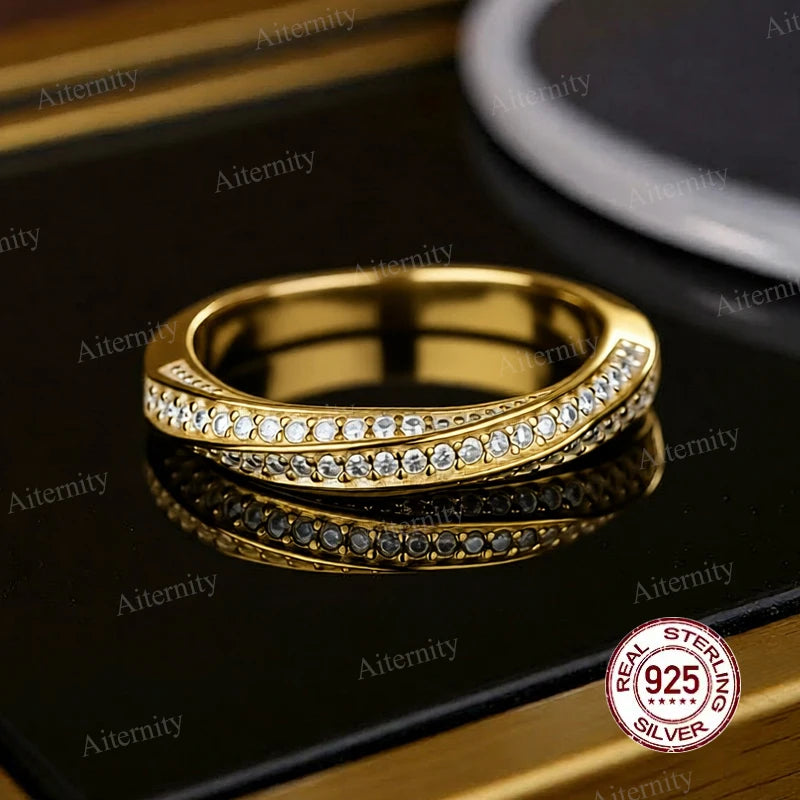 Wholesale Moissanite And Zircon Unisex Rings 100% Real S925 Silver Ring D VVS1 For Men and Women Luxury Brilliant