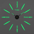 New Modern Design Large Wall Clock 3D DIY Quartz Clocks Fashion Watches Acrylic Mirror Stickers Living Room Home Decor Horloge