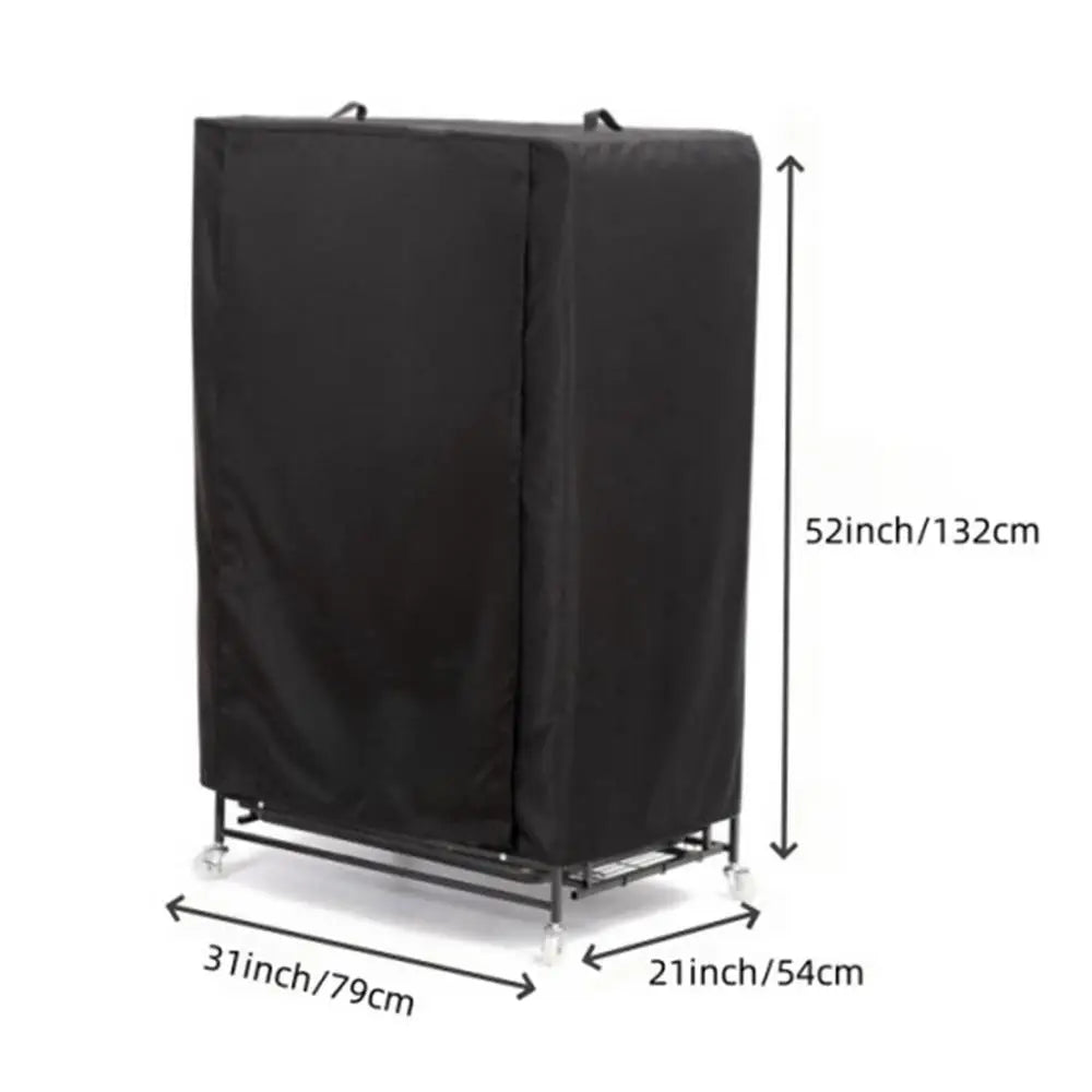 Breathable Blackout Bird Cage Cover Washable Waterproof Cover  Nighttime Cage Cover for Sleep, Parrot Cockatiel Parakeet