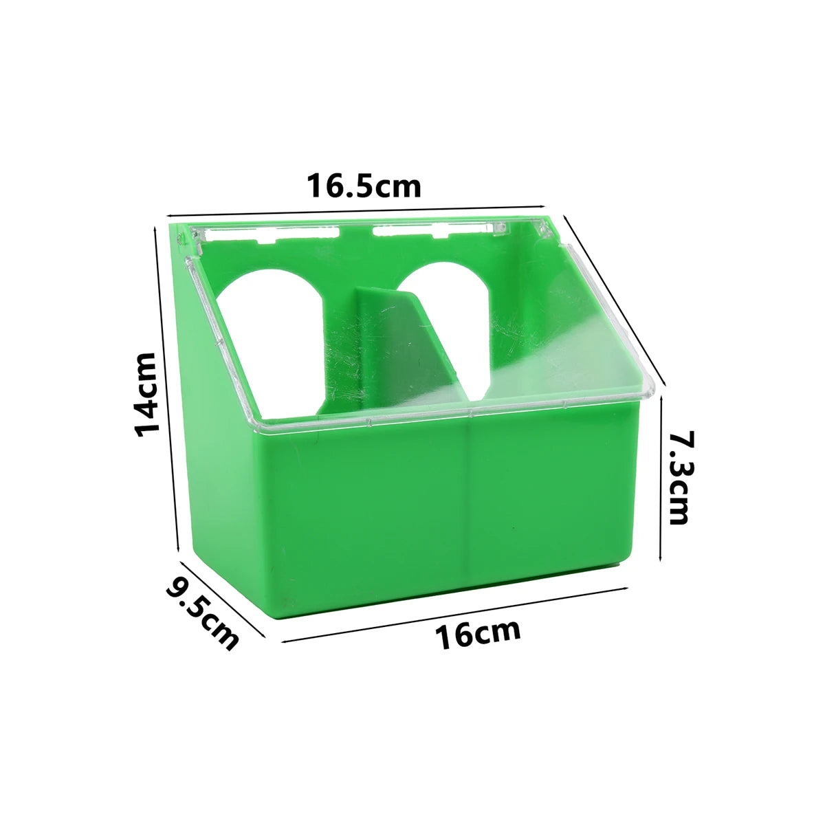 Pigeon Multi-Purpose Cage Hanging Food Box With Lid 1/2/4-Holes Anti-Spill Racing Pigeon Trough Feeder Pet Bird Supplies 1/2Pcs