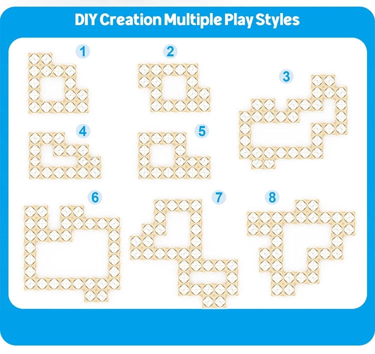 DIY Puzzle Track Car Set Assembling Scene Rail Train Learning Logic Road Board Games Educational Toy Kid Boy Birthday Gifts