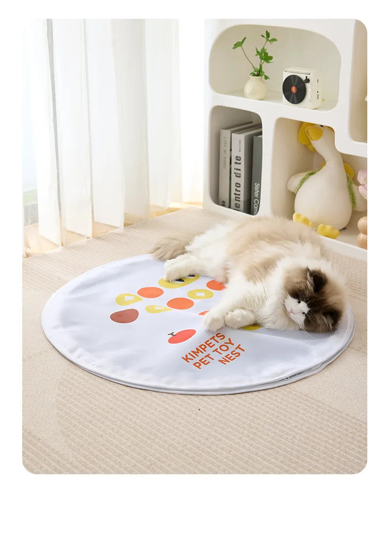 Cat Toy Electric Cat Teaser Ball Automatic Hunting Cover Pet Toy Self-Entertainment Boredom Buster