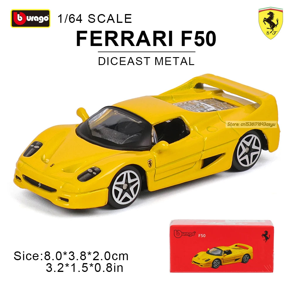 Bburago1:64 Ferrari E812 COMPETIZIONE Model Small Collection Car Alloy Model Toy Gift Scene Decoration Classic and Exquisite