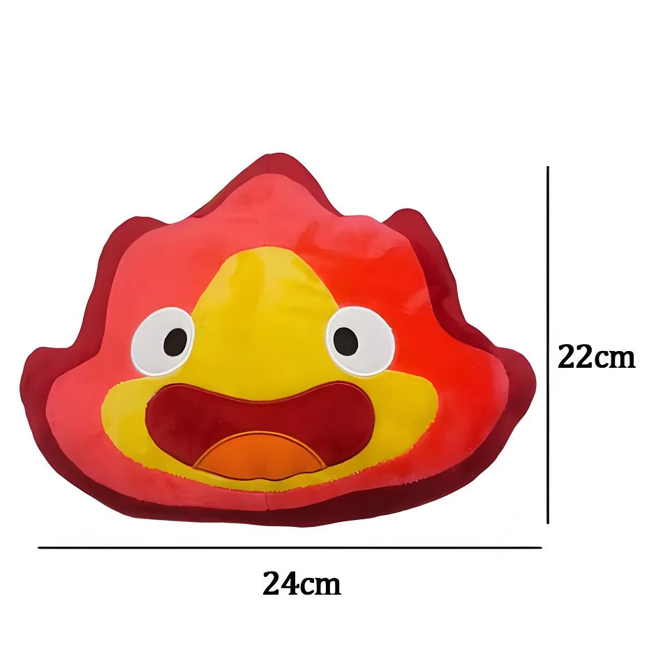 Cute Cartoon Flame Plush Pillow Soft Fire Shaped Stuffed Doll Sofa Throw Cushion Home Decor Toy Birthday Gift