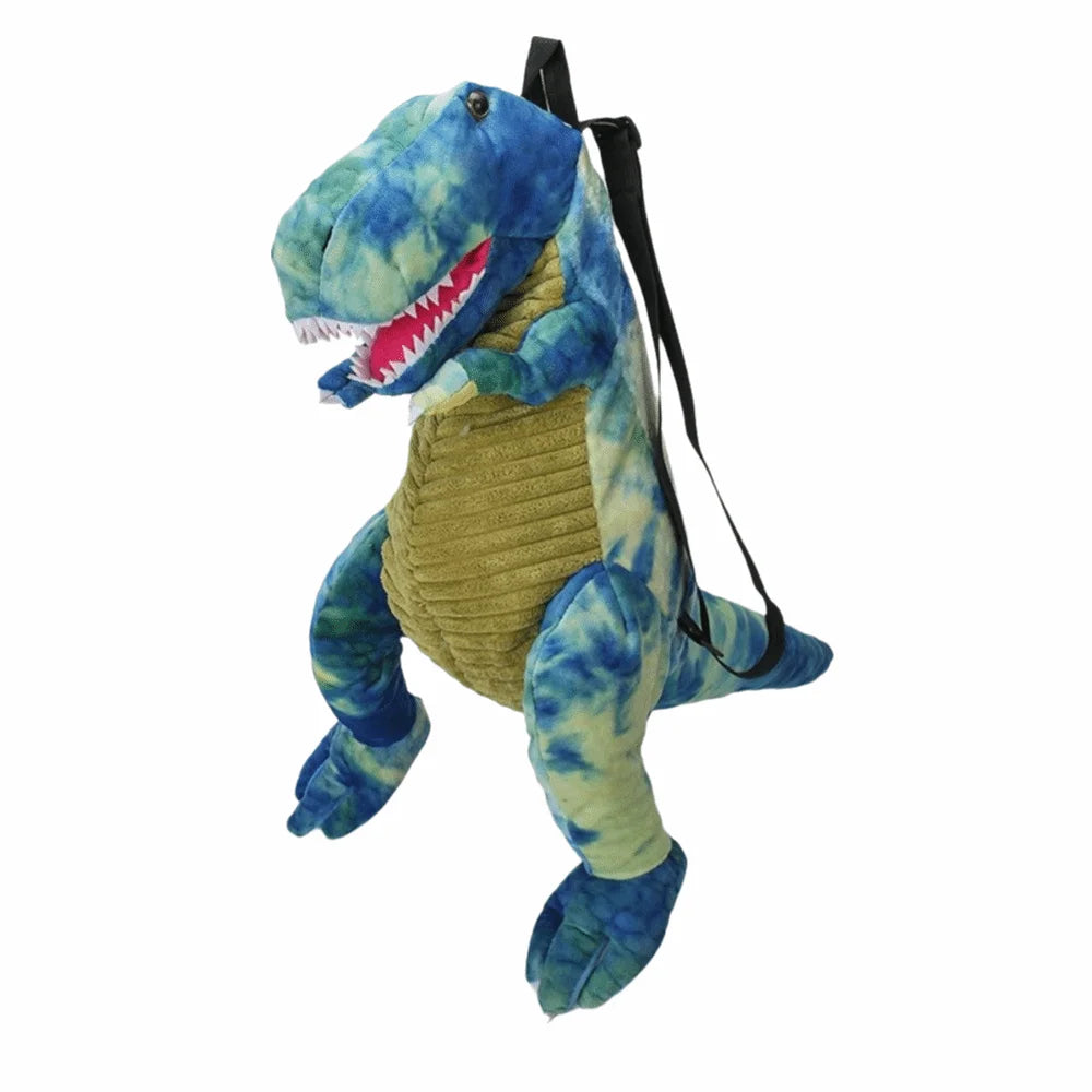 Creative Cartoon Dinosaur Backpack Simulation Dinosaur Large Capacity Plush Dinosaur Doll Adjustable Straps 40cm