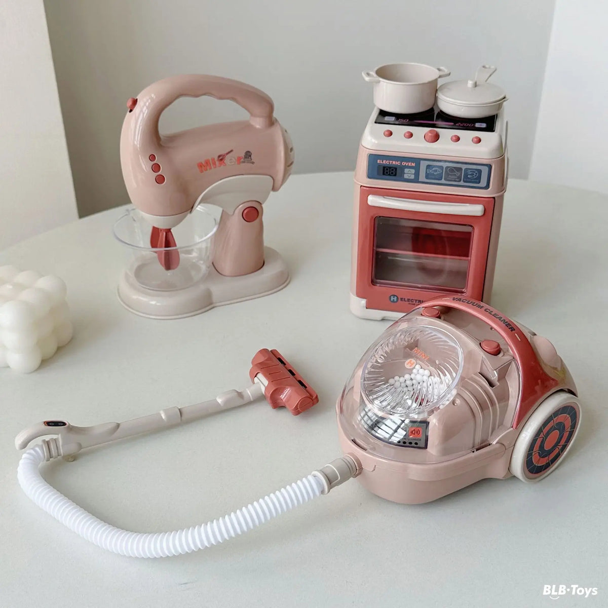 Kids Simulation Kitchen Appliances Sets Toy Mini Blender Coffee Maker Washing Machine Pretend Play Creative Electric Game Gift