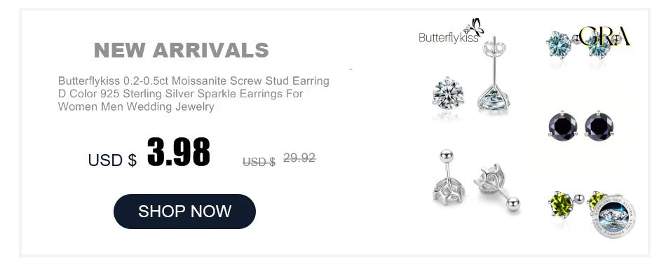 Butterflykiss 6.5mm 1.0 Carat D Moissanite Necklaces Rose Gold Plated Pendant Original Real S925 Silver Chain Jewelry For Women