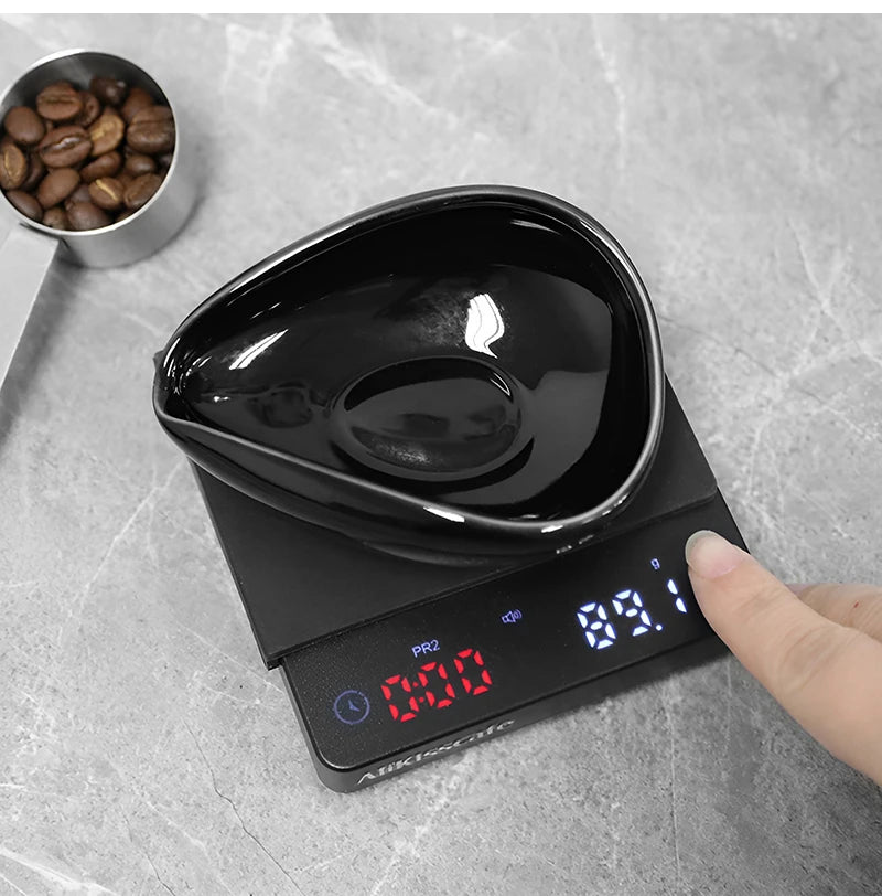 AliKisscafe Espresso Digital Scale With Timer Usb 3kg Electronic Precision Portable Barista Tool Kitchen Home Coffee Accessories