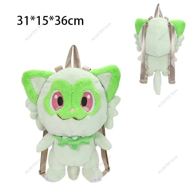 11 Styles Pokemon Plush Backpack Mimikyu Eevee Gengar Charizard Gyarados Psyduck Backpack Gifts for Children Adults