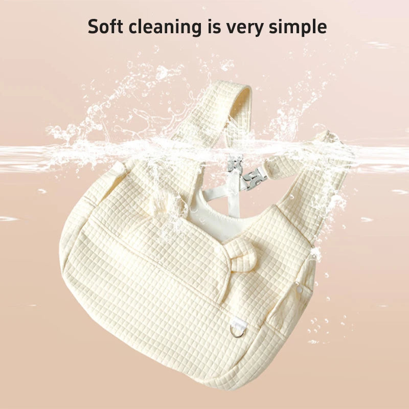 2026 New Portable Pet Backpack Small Outdoor Chest Bag Convenient For Cats Dogs To Travel Outdoors Breathable Soft Comfortable
