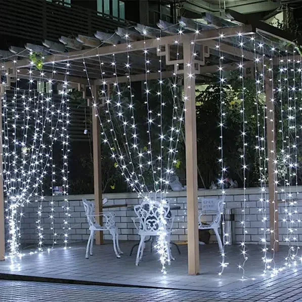 USB LED Curtain Lights with Remote Control, Christmas Fairy Lights for Wedding Birthday Bedroom Party Home Decor