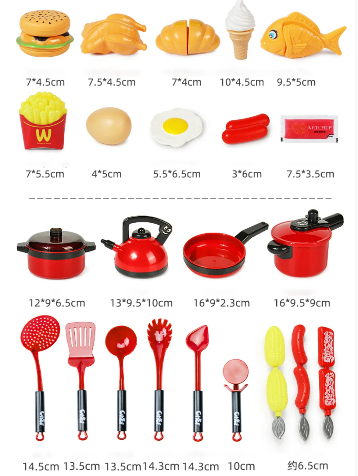 Cutting Play Food Toy for Kids Kitchen Pretend Fruit & Vegetables Accessories Educational Toy Food Kit for Toddler Children Gift