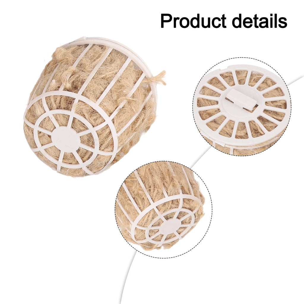 Nesting Material Pack Bird Accessories Easy Setup For Cages Mixed Hemp Silk Natural Nesting Options Reduces Nesting Waste