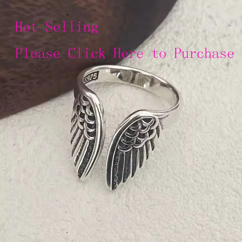 925 Sterling Silver Rings for Women Couple Minimalist Handmade Simple BIg Ring Party Jewelry Gift Prevent Allergy