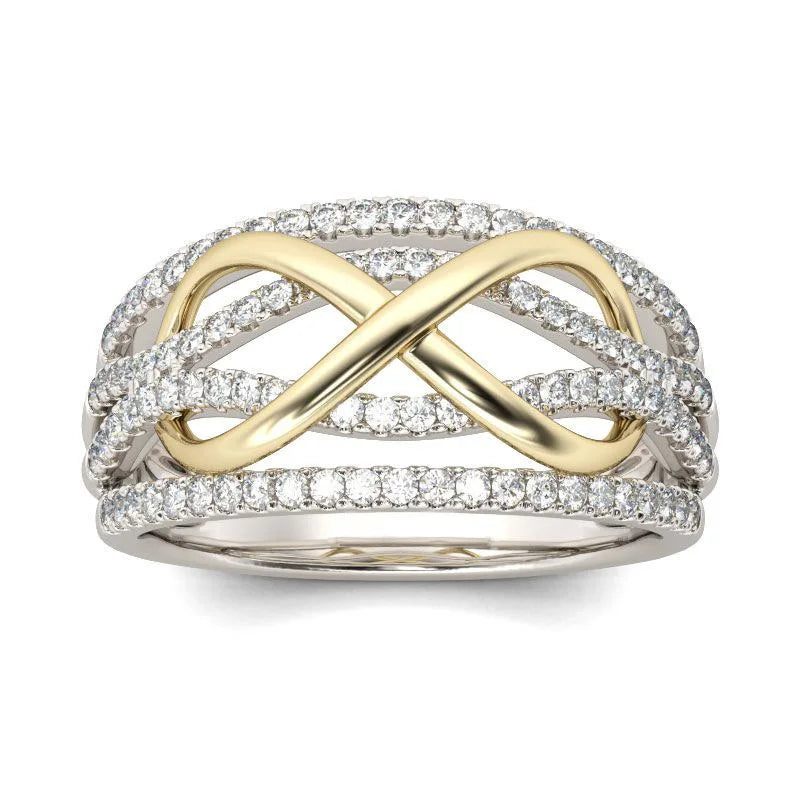 Christmas 925 Sterling Silver Crown Heart Flower Wing Zircon Sparkling Rings For Women Fine Jewelry wedding Anniversary Gifts