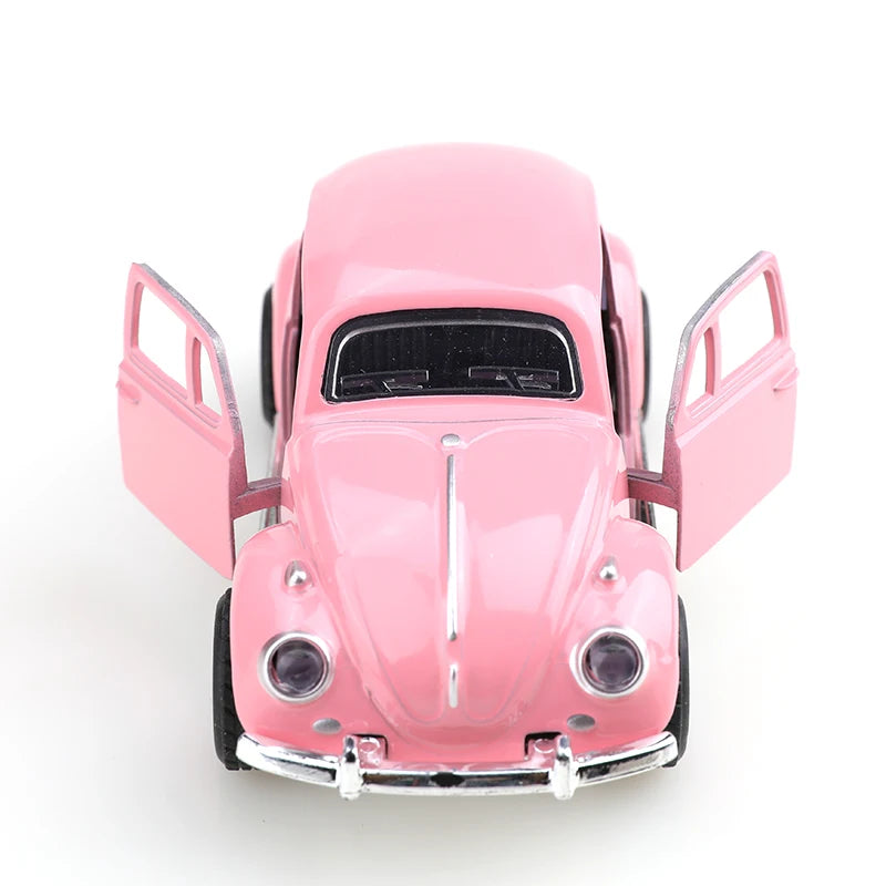 (bagged)1:38 Classical Cute Beettle, Alloy Model Car, Simulated vehicle, children's alloy car, boy's toy model, car ornaments