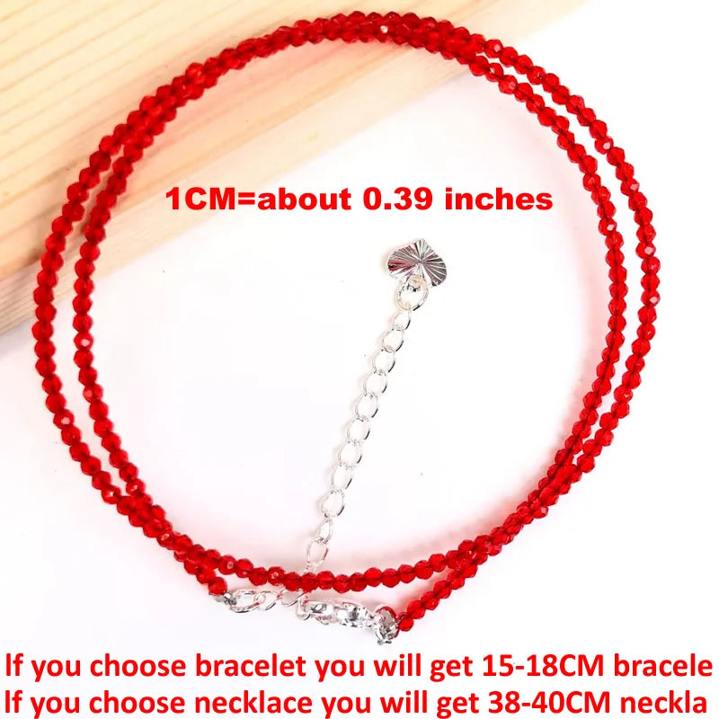 Natural Semi-precious Stone Necklaces for Women and Men Cut Angle 2mm Beads Crystal Necklace Bracelet Gem Zircon Agate Jewelry