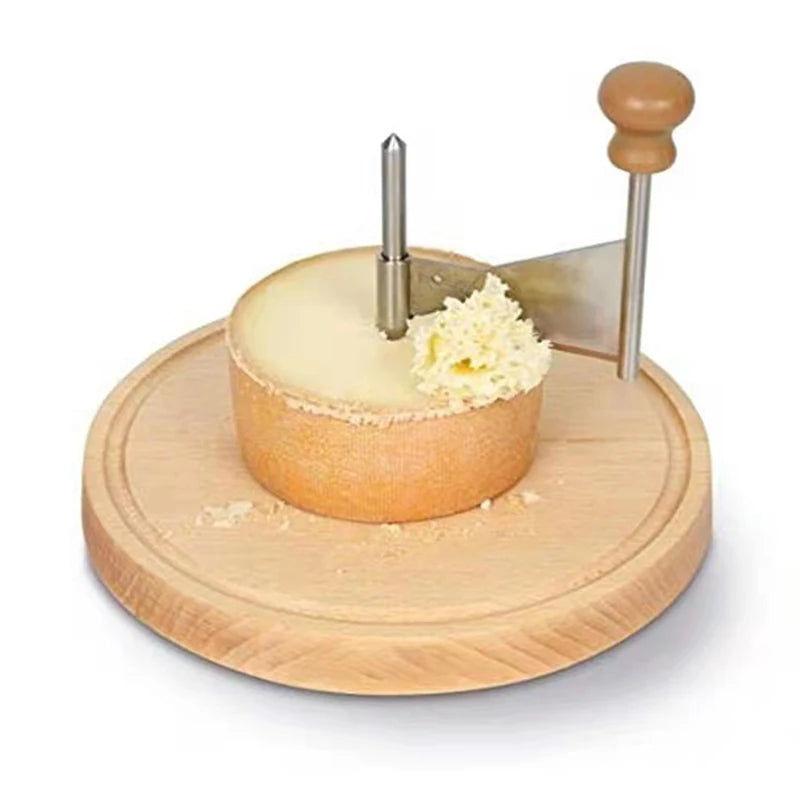NEW Cheese Cheese Cutting Wooden Rotary Shaver Manual Kitchen Baking Chocolate Chip Scraper Flower Cutter Cheese Shredder