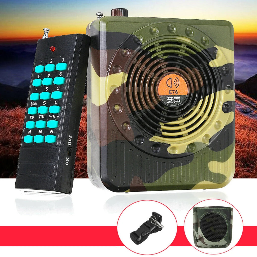Portable Rechargeable Remote Control Amplifier Universal Outdoor Hunting Sound Amplifiers Hunt Accessory Sound Devices