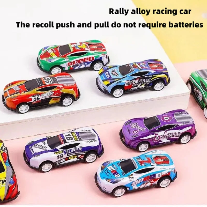 15pcs Children's car sets, alloy car toys, Christmas gift toys, car models, shock-resistant toys