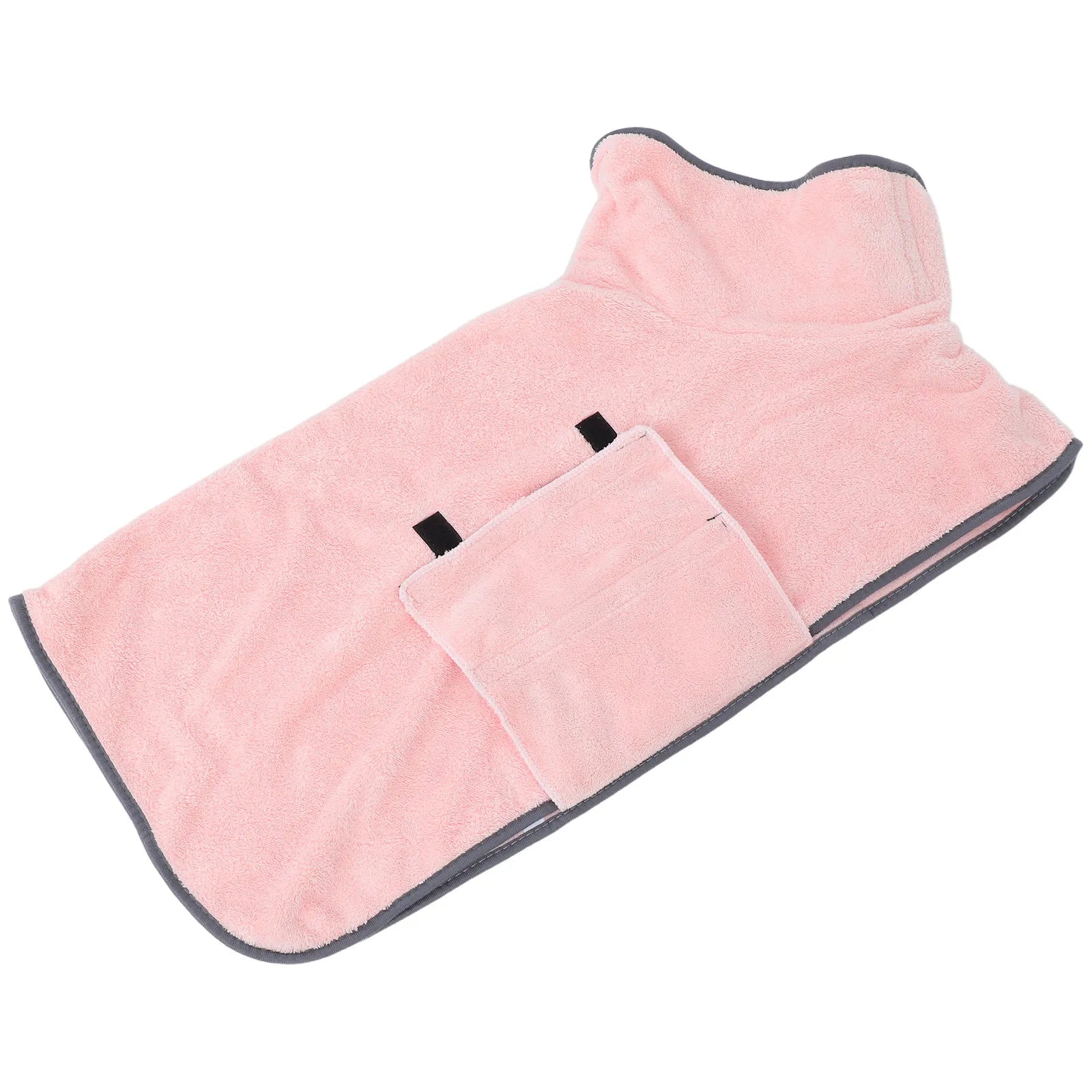 Super Absorbent Pet Bathrobe Dry Dog Towel for Grooming Bathing Quick Drying Dog Robe Super Absorbent Pet Bathrobe